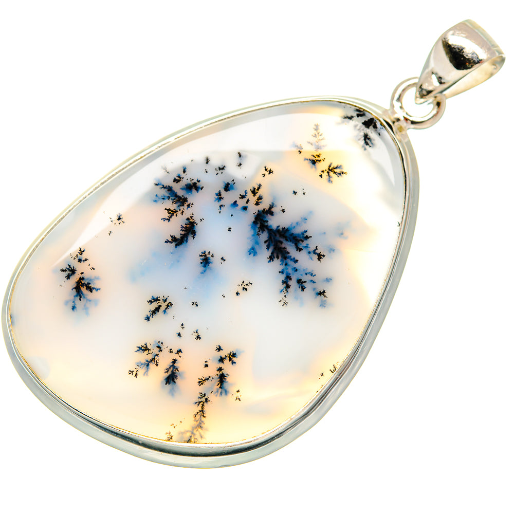 Dendritic Opal Pendants handcrafted by Ana Silver Co - PD22021