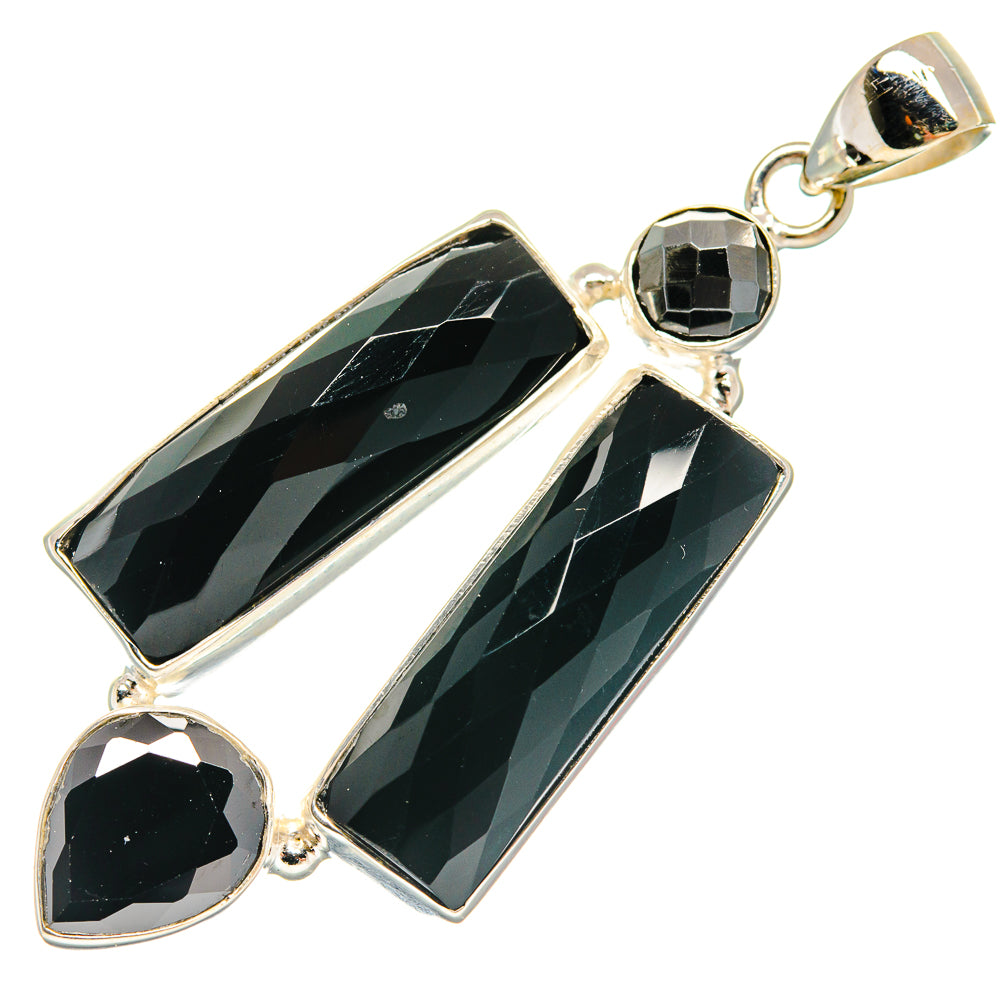 Black Onyx Pendants handcrafted by Ana Silver Co - PD22024