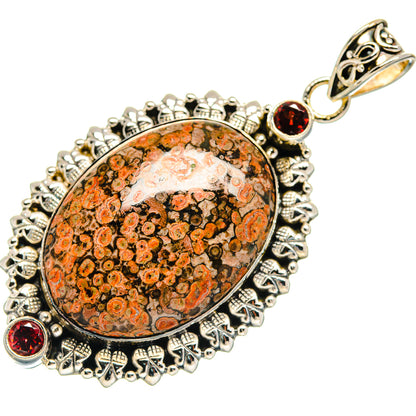 Ocean Jasper Pendants handcrafted by Ana Silver Co - PD22027 - Photo 2