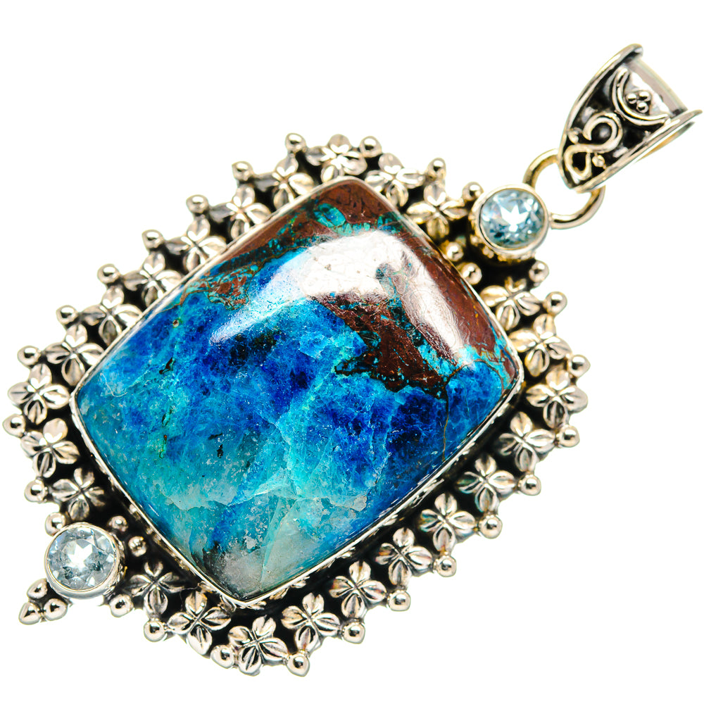 Chrysocolla Pendants handcrafted by Ana Silver Co - PD22031