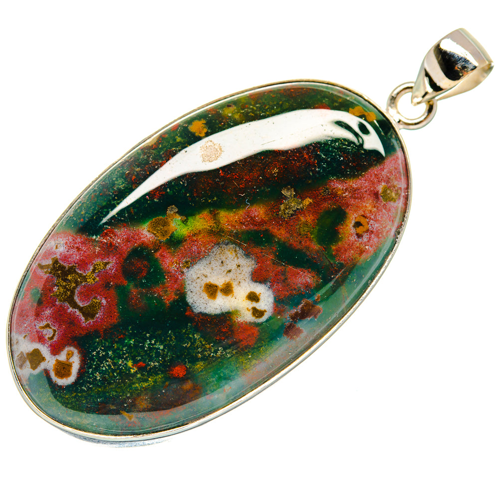Bloodstone Pendants handcrafted by Ana Silver Co - PD22036