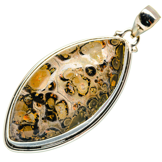 Poppy Jasper Pendants handcrafted by Ana Silver Co - PD22039 - Photo 2