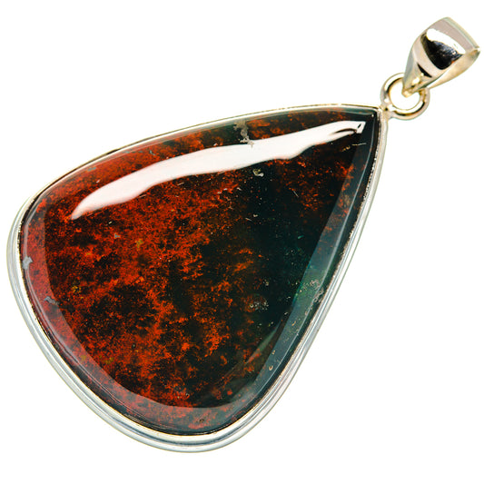 Bloodstone Pendants handcrafted by Ana Silver Co - PD22046