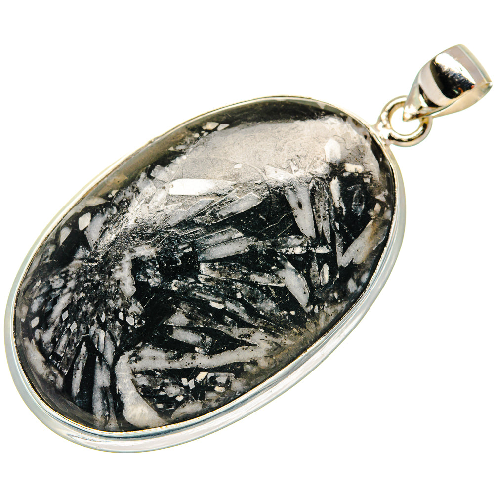 Chrysanthemum Stone Pendants handcrafted by Ana Silver Co - PD22048