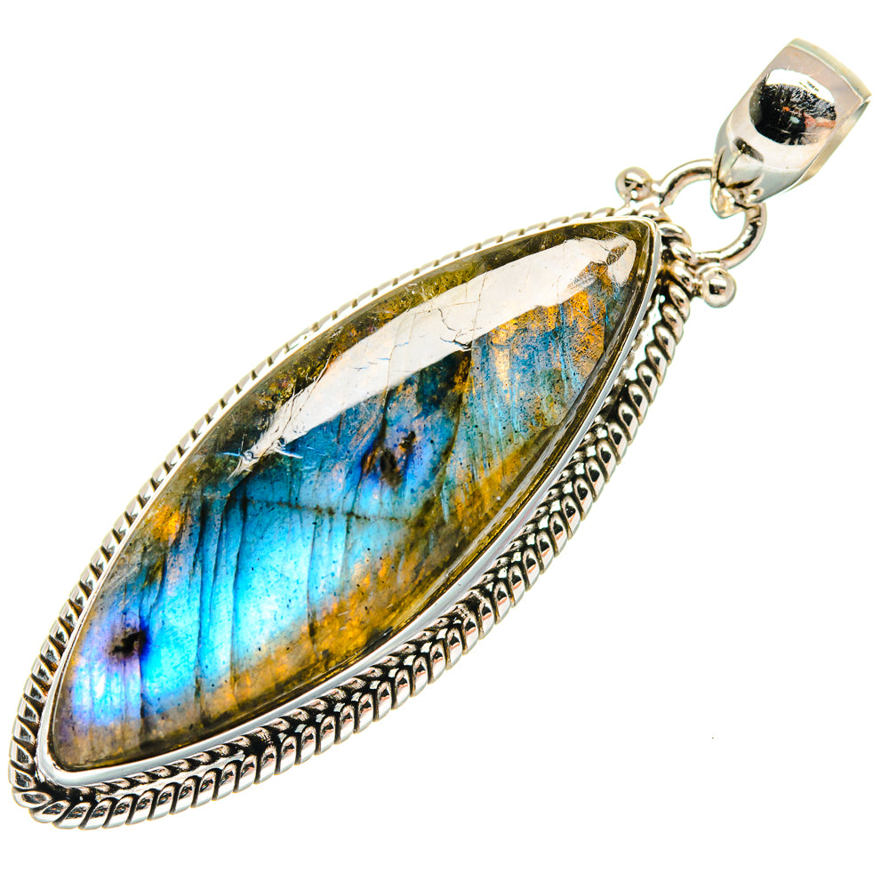 Labradorite Pendants handcrafted by Ana Silver Co - PD22049