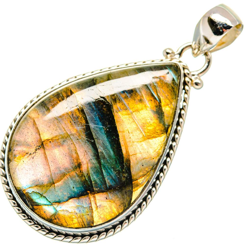 Labradorite Pendants handcrafted by Ana Silver Co - PD22077