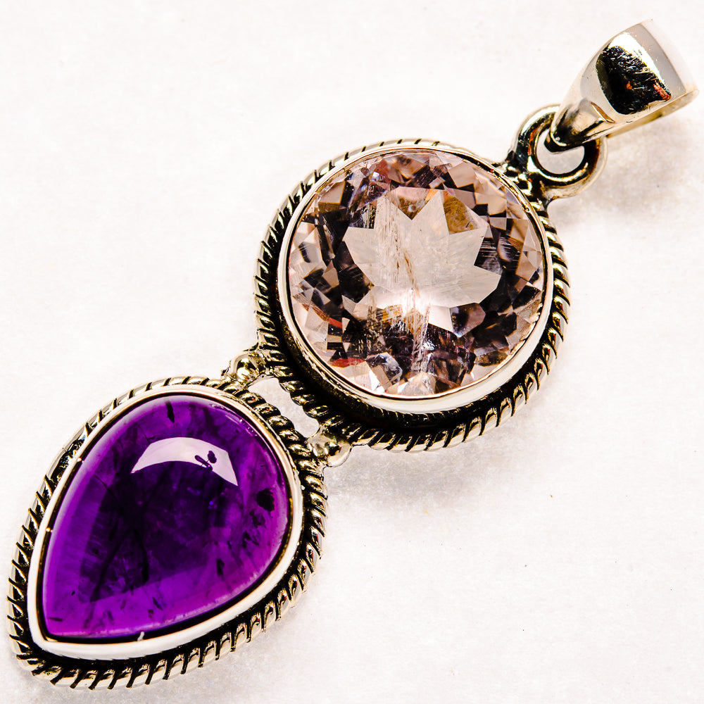 Amethyst Pendants handcrafted by Ana Silver Co - PD22079