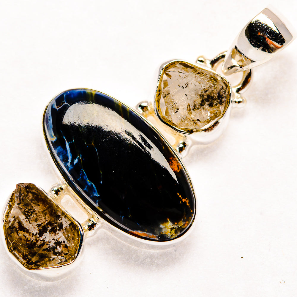 Pietersite Pendants handcrafted by Ana Silver Co - PD22102