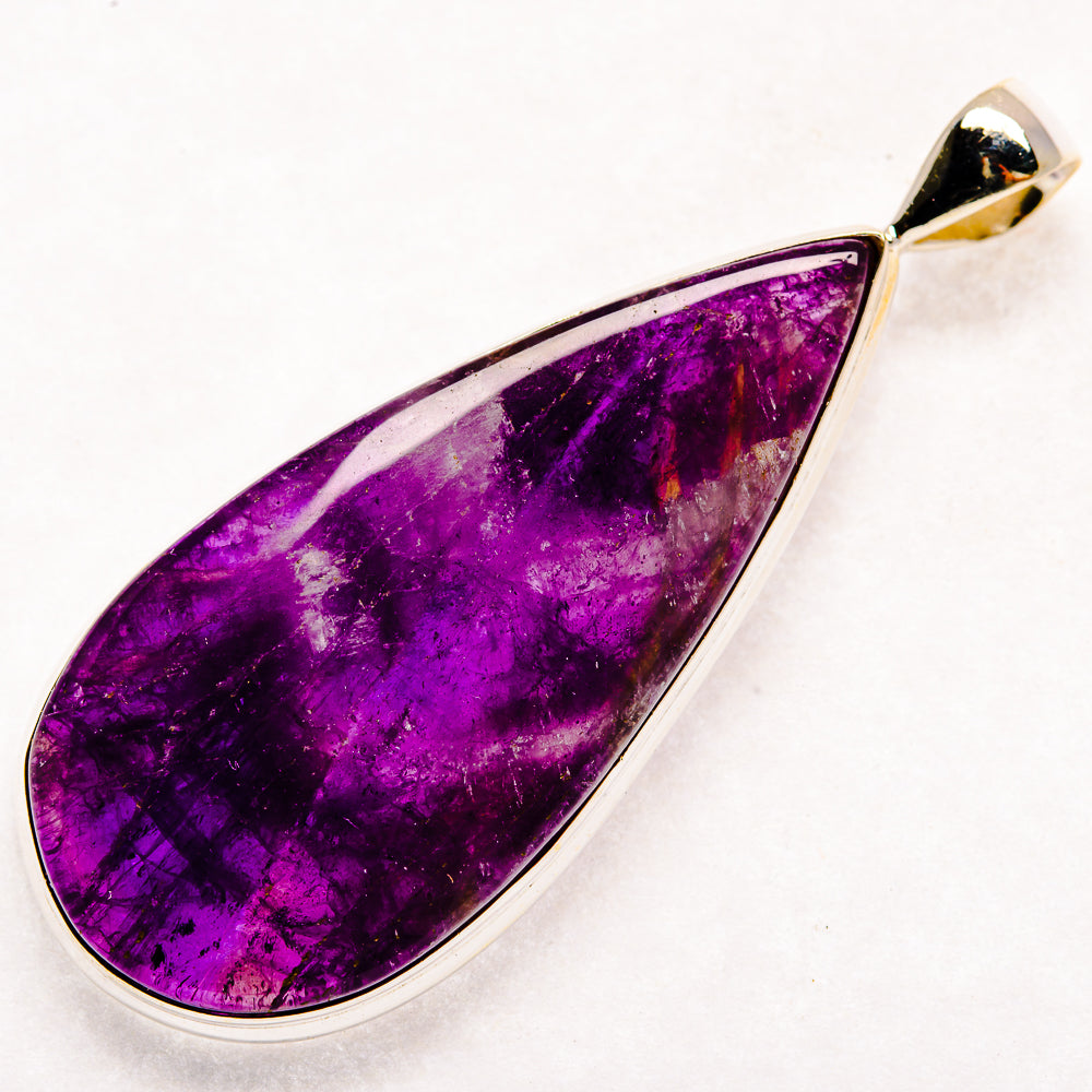 Chevron Amethyst Pendants handcrafted by Ana Silver Co - PD22106