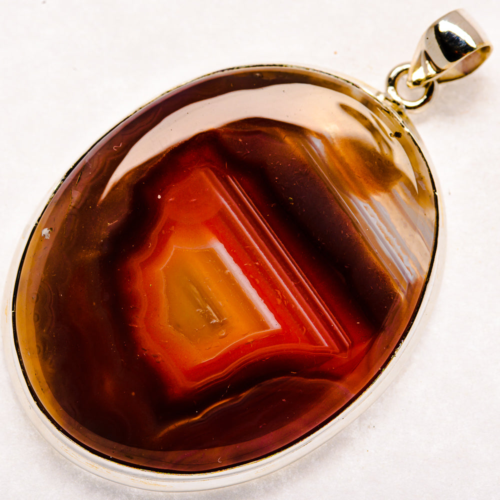 Botswana Agate Pendants handcrafted by Ana Silver Co - PD22107