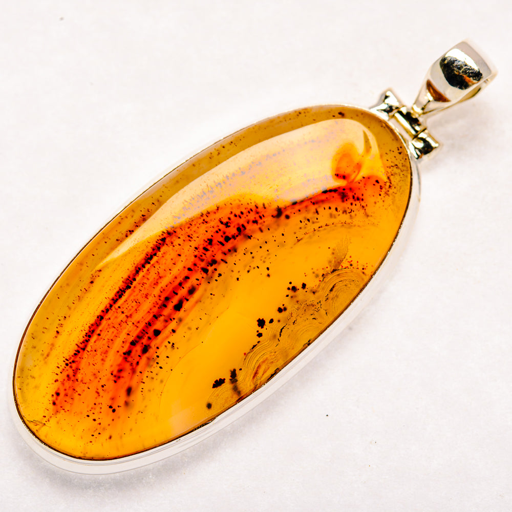 Montana Agate Pendants handcrafted by Ana Silver Co - PD22108 - Photo 2