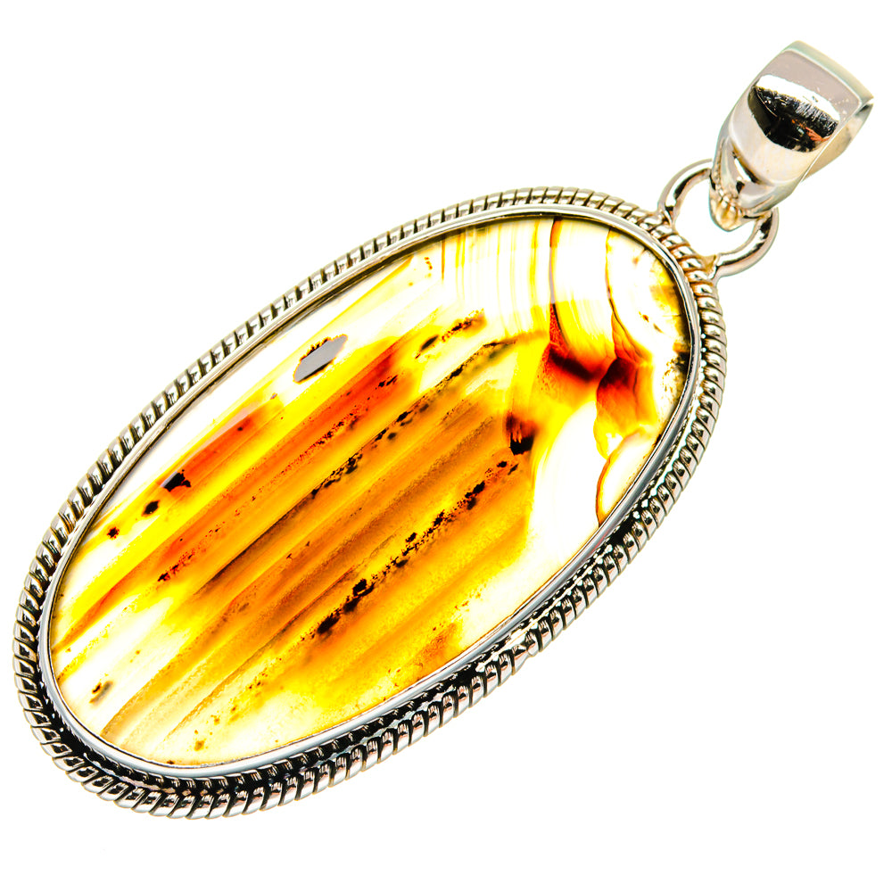 Montana Agate Pendants handcrafted by Ana Silver Co - PD22121 - Photo 2