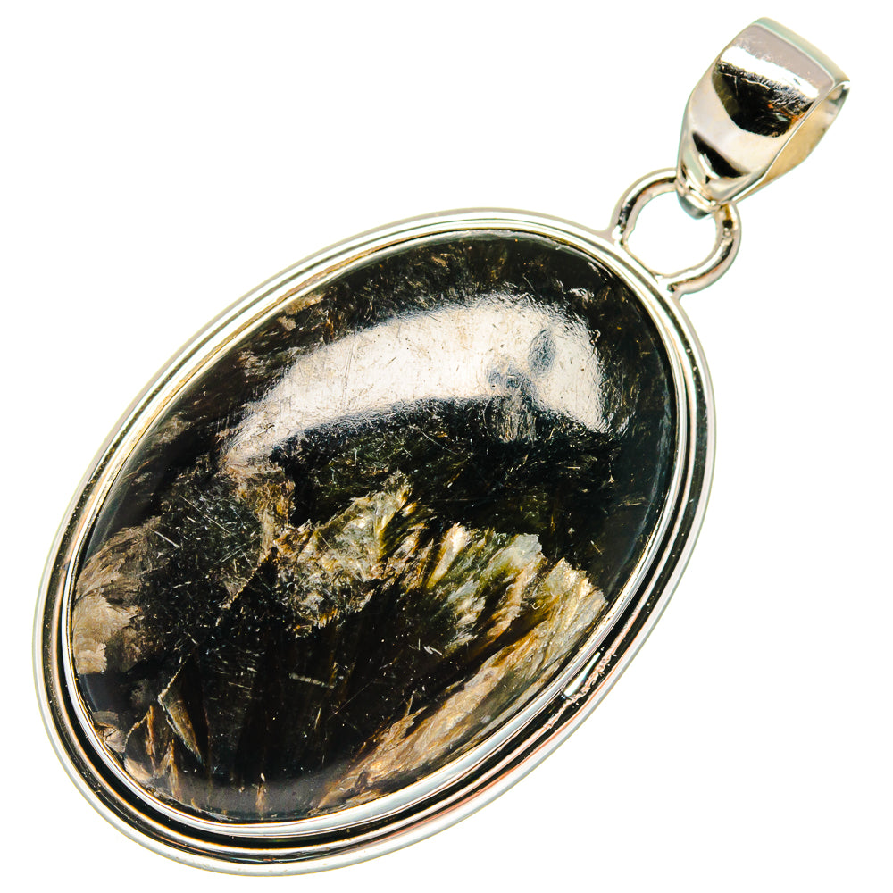 Golden Seraphinite Pendants handcrafted by Ana Silver Co - PD22122 - Photo 2