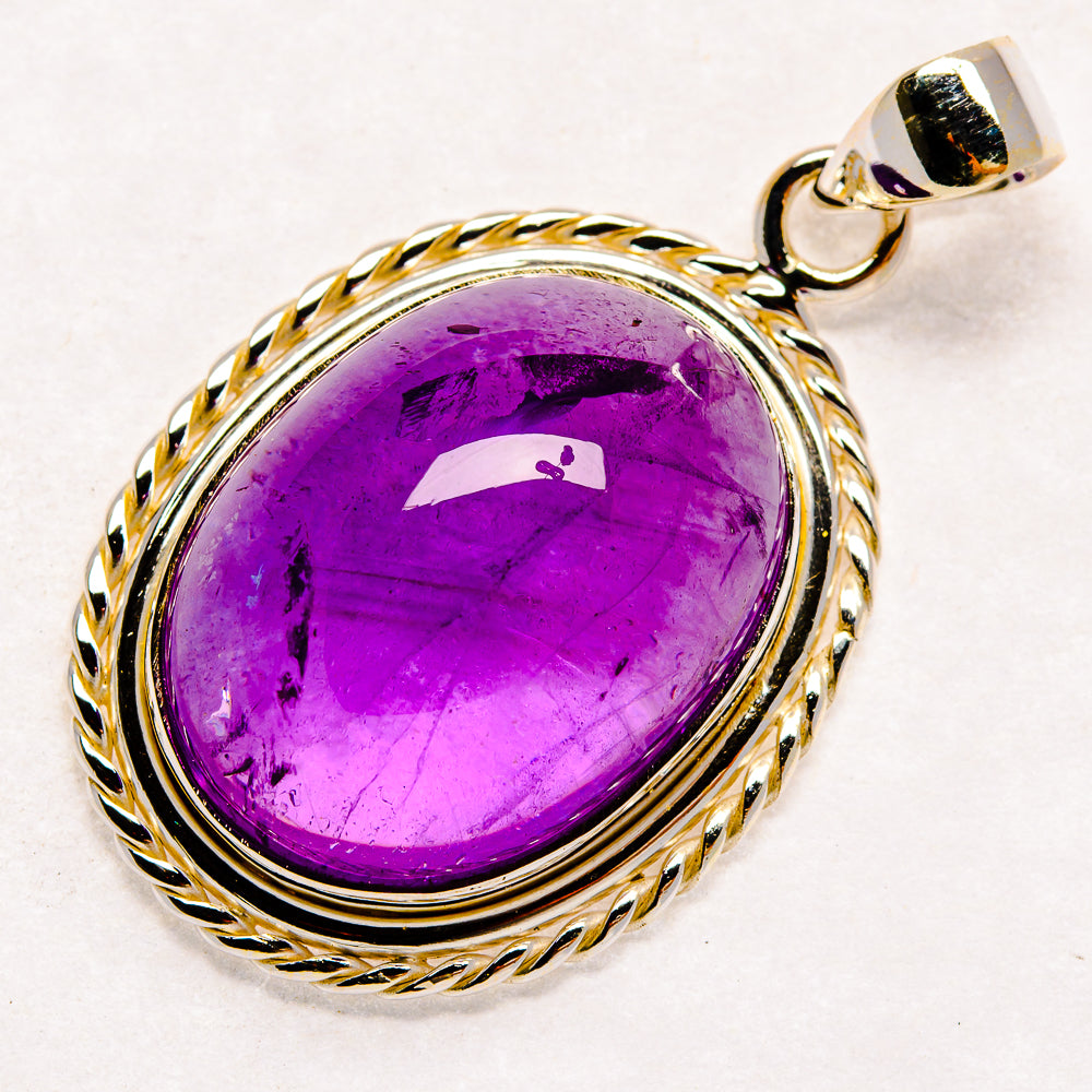 Amethyst Pendants handcrafted by Ana Silver Co - PD22126