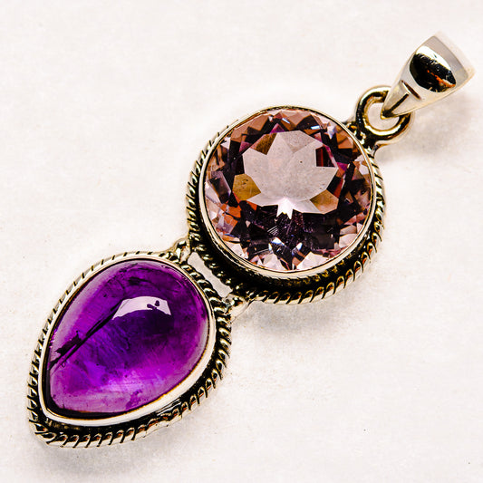 Kunzite Pendants handcrafted by Ana Silver Co - PD22127