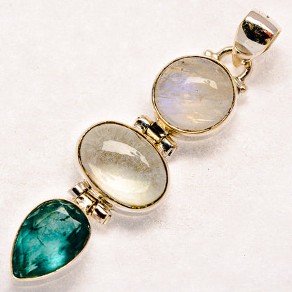 Aquamarine Pendants handcrafted by Ana Silver Co - PD22128