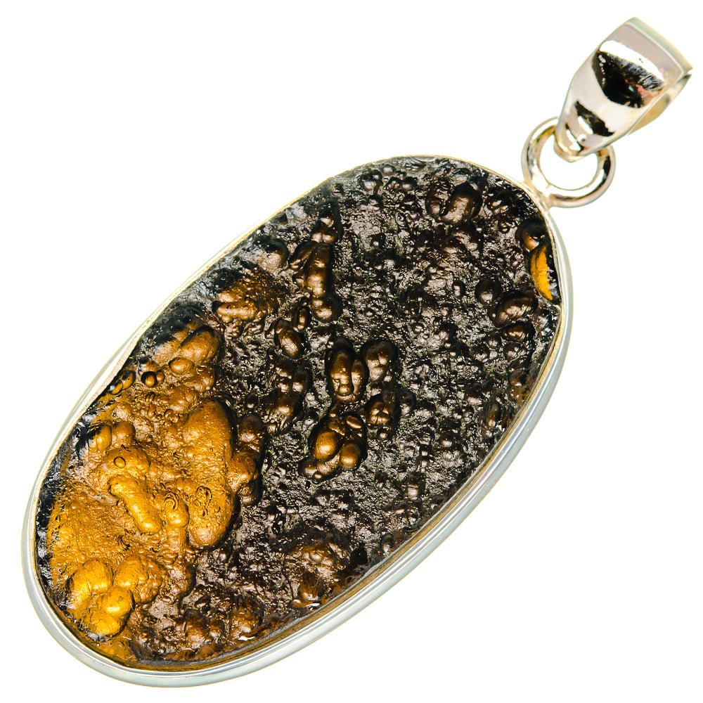 Tektite Pendants handcrafted by Ana Silver Co - PD22141