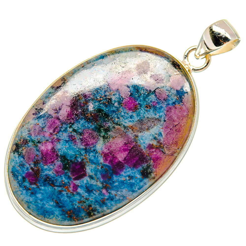 Ruby Fuchsite Pendants handcrafted by Ana Silver Co - PD22143