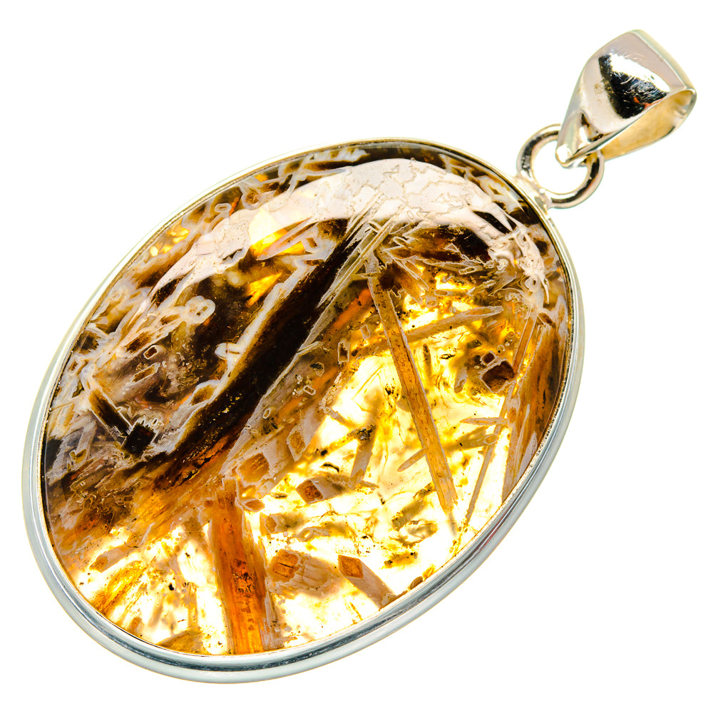 Turkish Tube Agate Pendants handcrafted by Ana Silver Co - PD22145 - Photo 2
