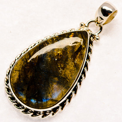Labradorite Pendants handcrafted by Ana Silver Co - PD22157 - Photo 2