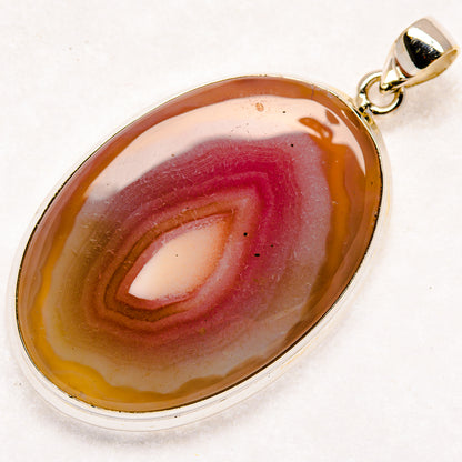 Botswana Agate Pendants handcrafted by Ana Silver Co - PD22161 - Photo 2