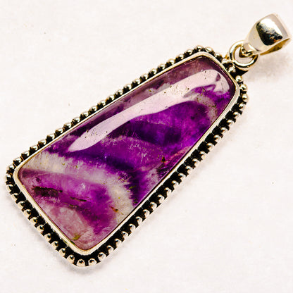 Chevron Amethyst Pendants handcrafted by Ana Silver Co - PD22167