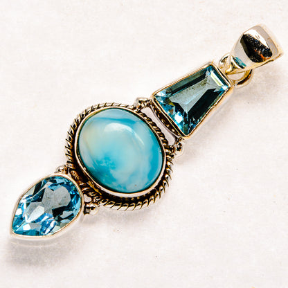 Larimar Pendants handcrafted by Ana Silver Co - PD22175
