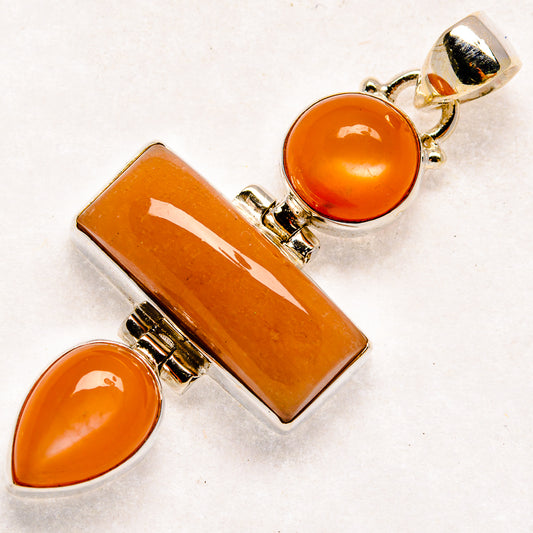 Sunstone Pendants handcrafted by Ana Silver Co - PD22178