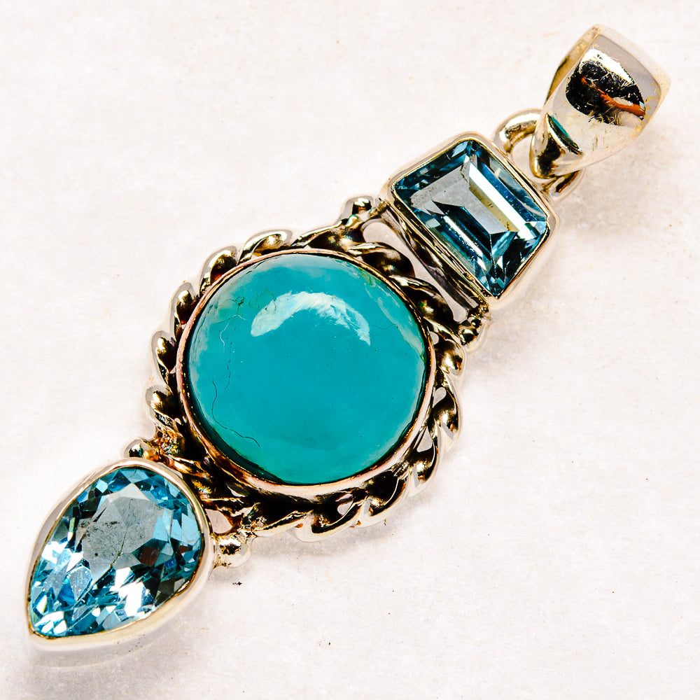 Larimar Pendants handcrafted by Ana Silver Co - PD22183