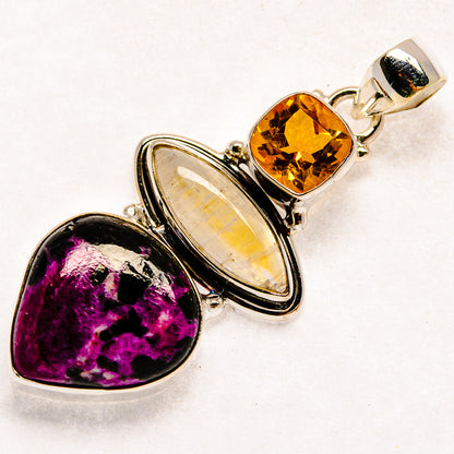 Ruby Fuchsite Pendants handcrafted by Ana Silver Co - PD22184