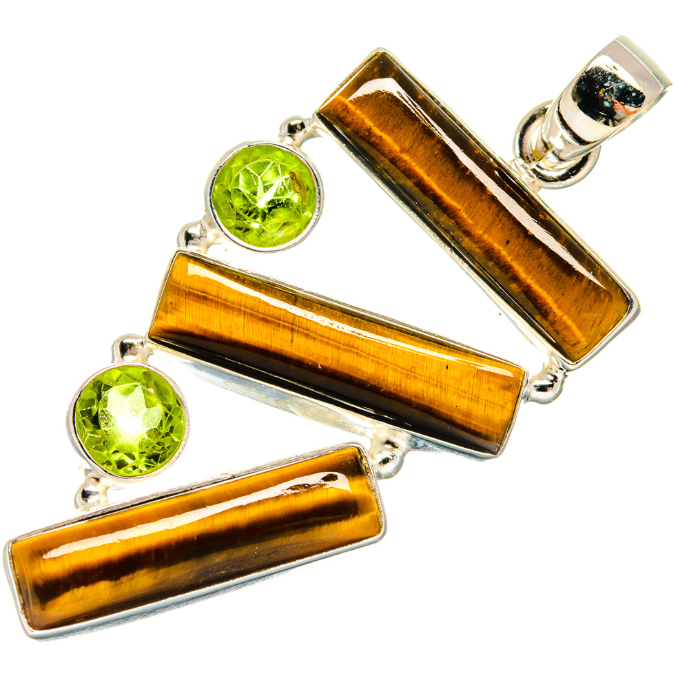 Tiger Eye Pendants handcrafted by Ana Silver Co - PD22188 - Photo 2