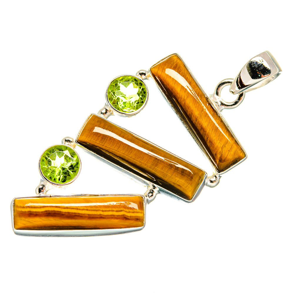 Tiger Eye Pendants handcrafted by Ana Silver Co - PD22189