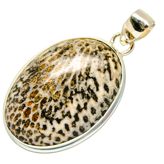 Stingray Coral Pendants handcrafted by Ana Silver Co - PD22196 - Photo 2