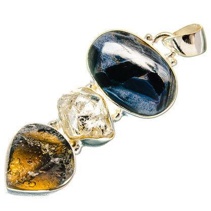 Pietersite Pendants handcrafted by Ana Silver Co - PD22198 - Photo 2