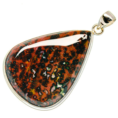 Ocean Jasper Pendants handcrafted by Ana Silver Co - PD22199 - Photo 2