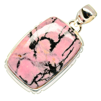 Rhodonite Pendants handcrafted by Ana Silver Co - PD22207
