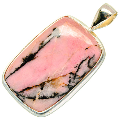 Rhodonite Pendants handcrafted by Ana Silver Co - PD22212