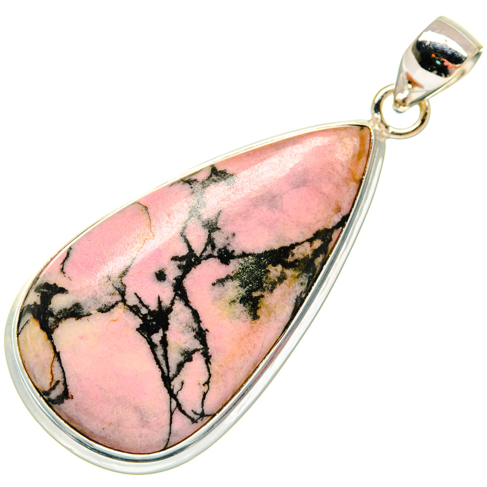 Rhodonite Pendants handcrafted by Ana Silver Co - PD22218