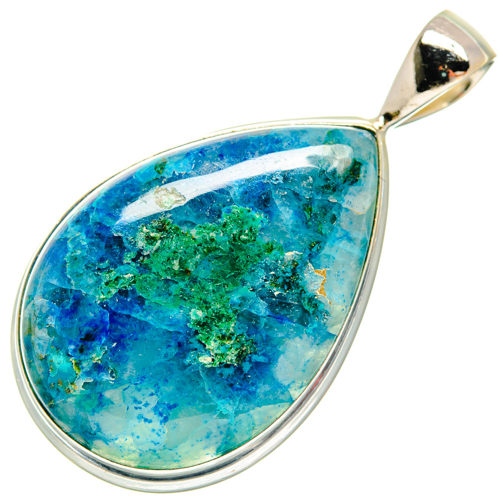 Chrysocolla Pendants handcrafted by Ana Silver Co - PD22220