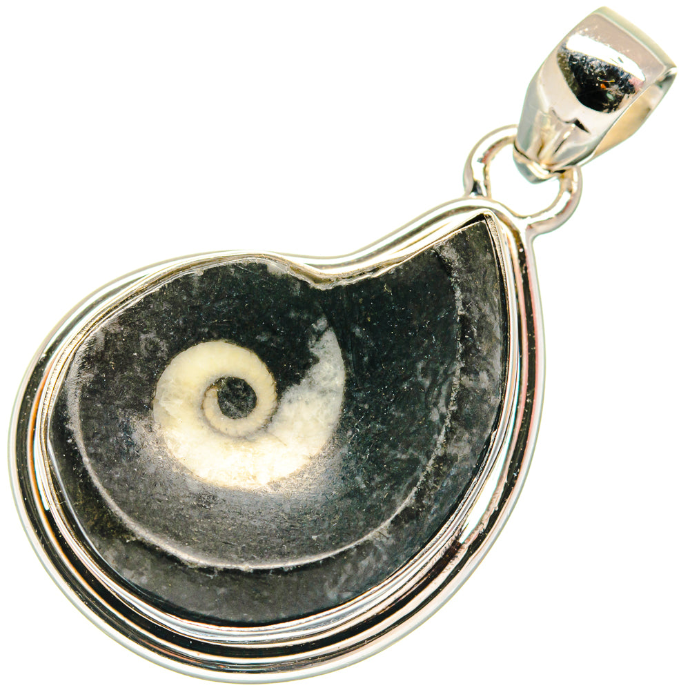 Pinolith Jasper Fossil Pendants handcrafted by Ana Silver Co - PD22221