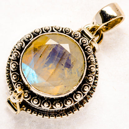 Rainbow Moonstone Pendants handcrafted by Ana Silver Co - PD22241