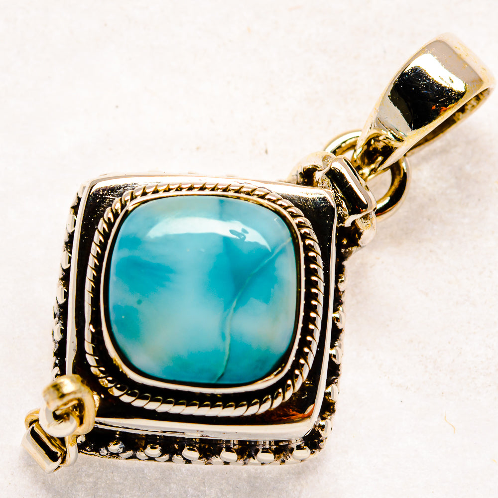 Larimar Pendants handcrafted by Ana Silver Co - PD22243 - Photo 2