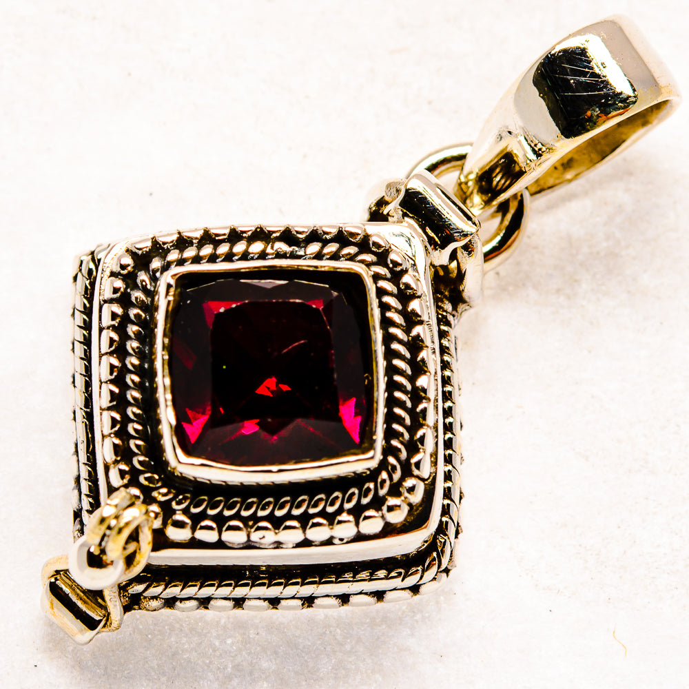 Garnet Pendants handcrafted by Ana Silver Co - PD22244 - Photo 2