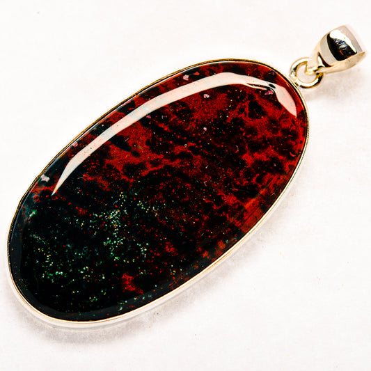 Bloodstone Pendants handcrafted by Ana Silver Co - PD22250