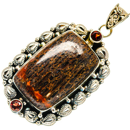 Dinosaur Bone Pendants handcrafted by Ana Silver Co - PD22260