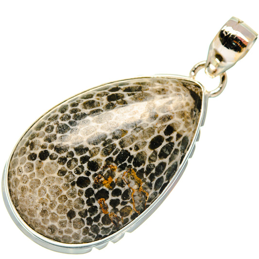 Stingray Coral Pendants handcrafted by Ana Silver Co - PD22268