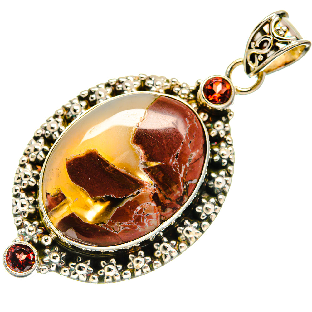 Butterfly Jasper Pendants handcrafted by Ana Silver Co - PD22283