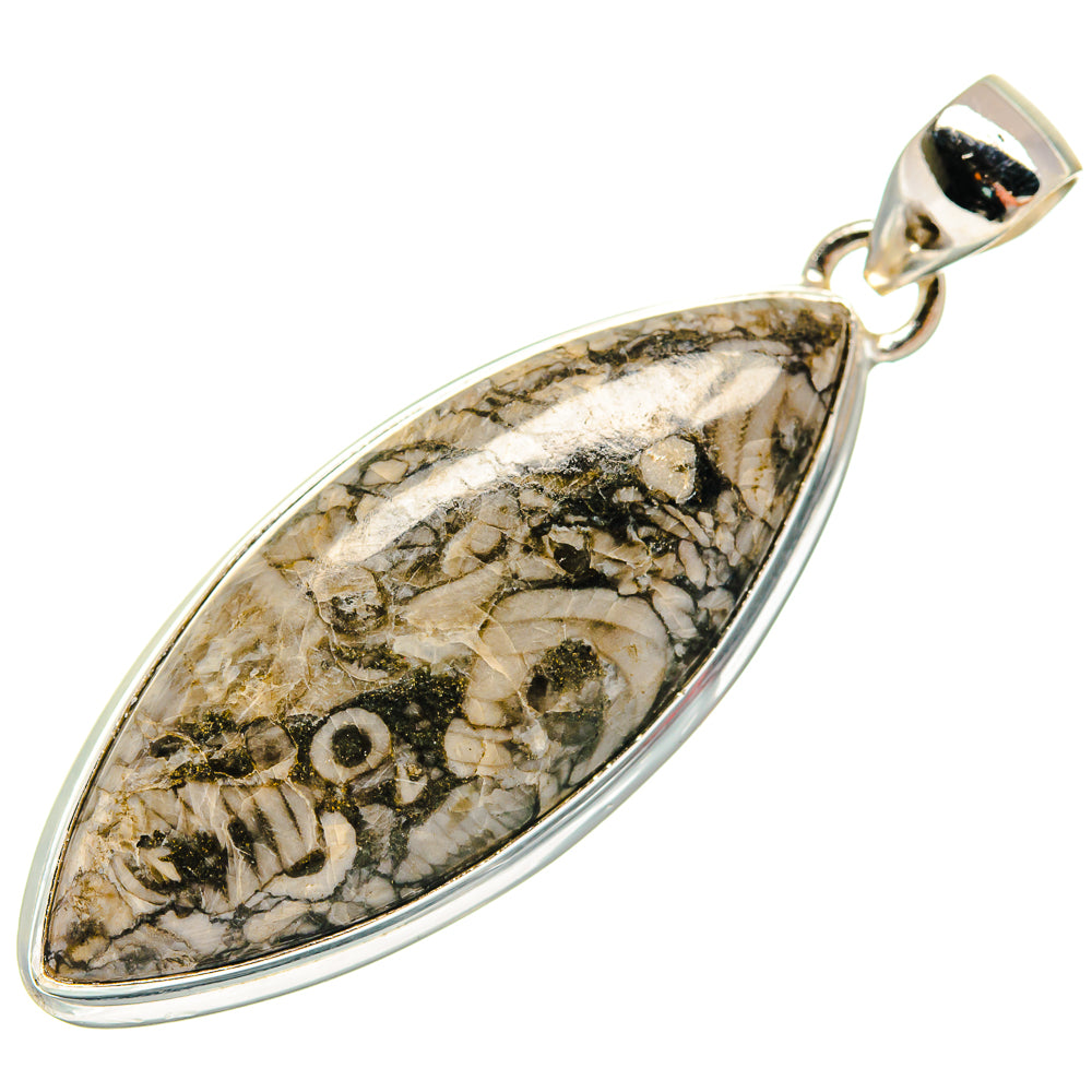 Pinolith Jasper Pendants handcrafted by Ana Silver Co - PD22285 - Photo 2