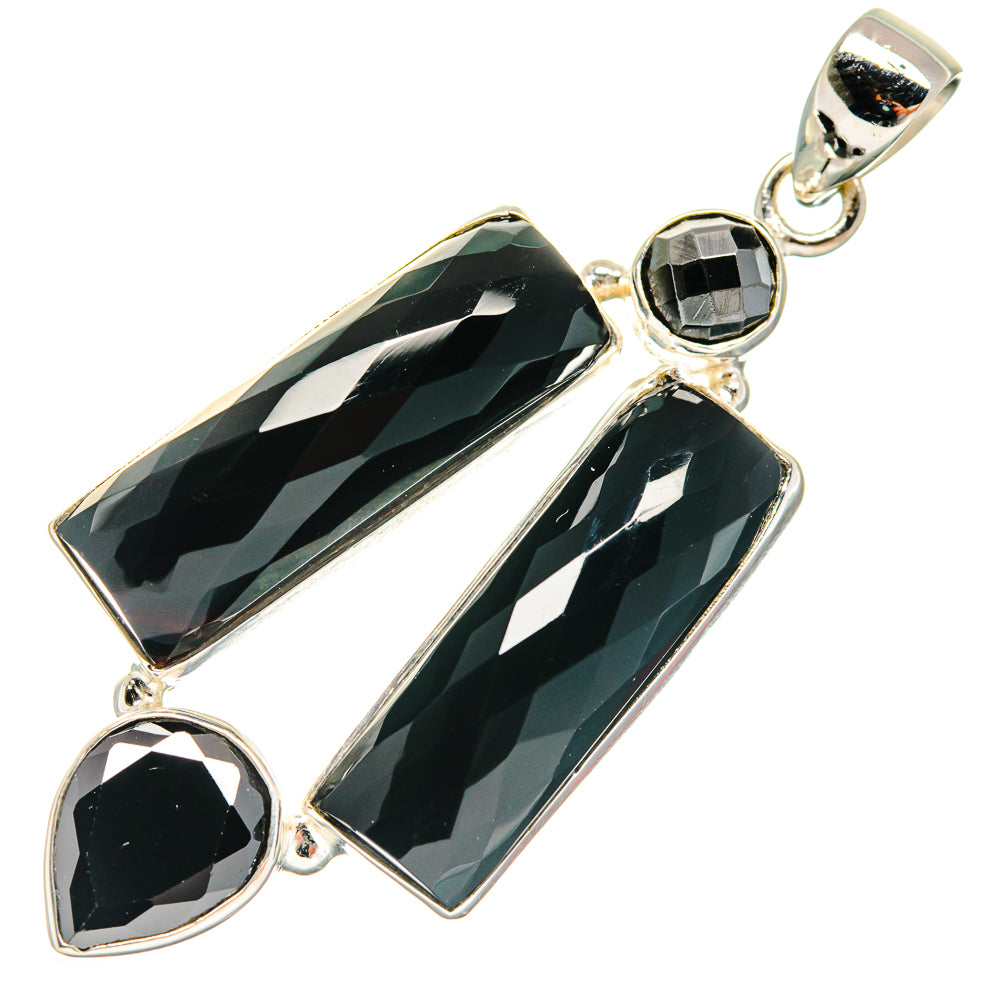 Black Onyx Pendants handcrafted by Ana Silver Co - PD22288