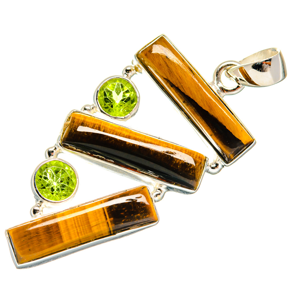 Tiger Eye Pendants handcrafted by Ana Silver Co - PD22291 - Photo 2